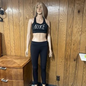 Lululemon"leggings Mesh Black (6)